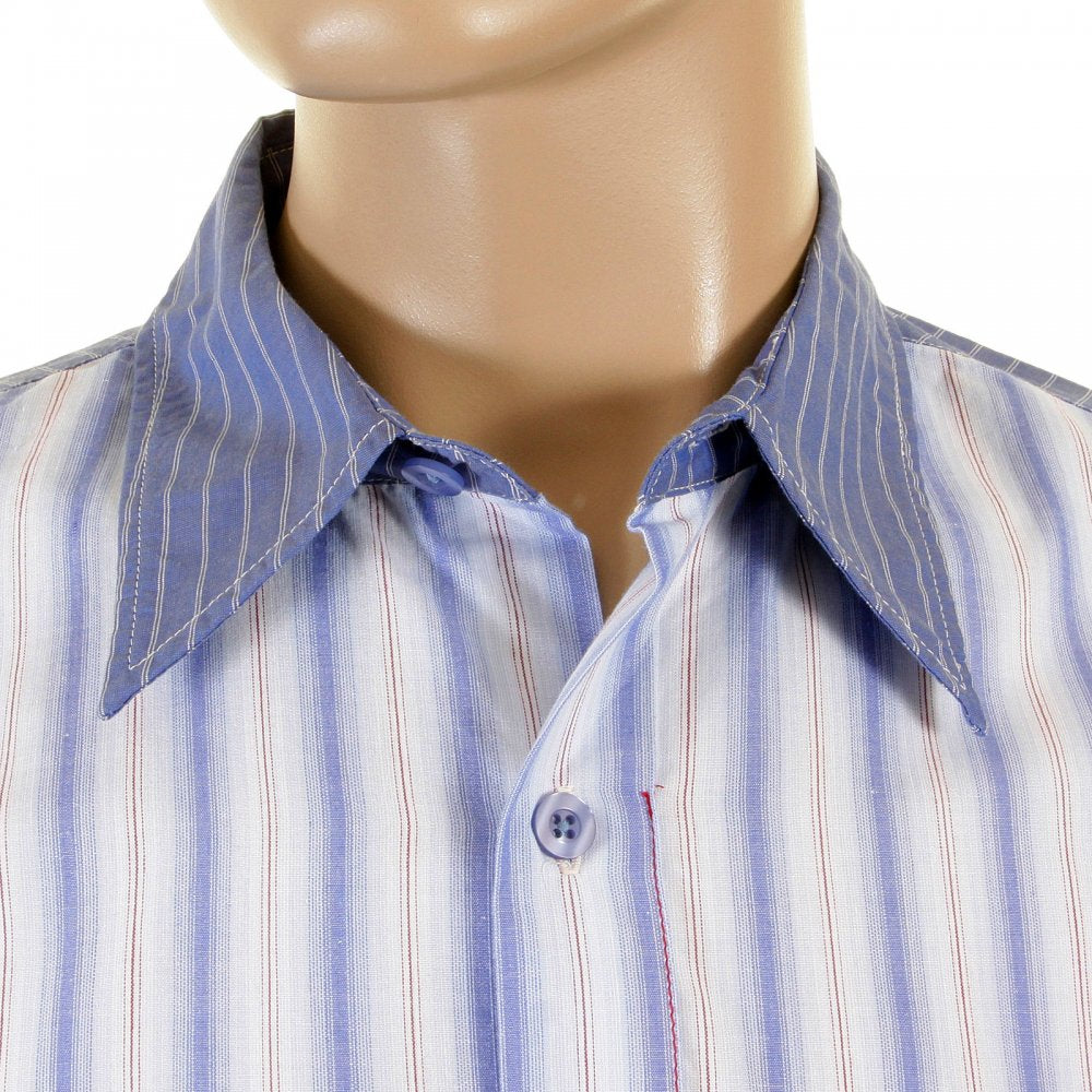 Sky blue striped shirt