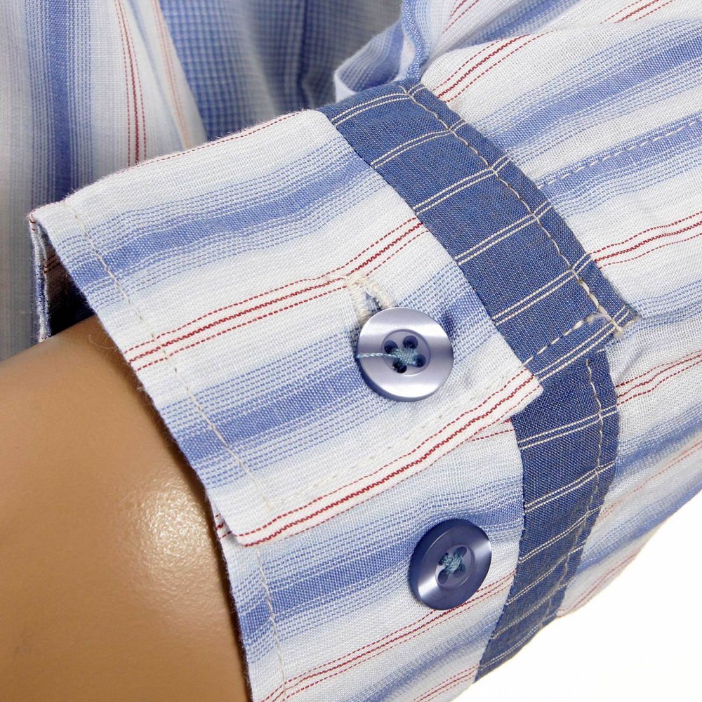 Sky blue striped shirt