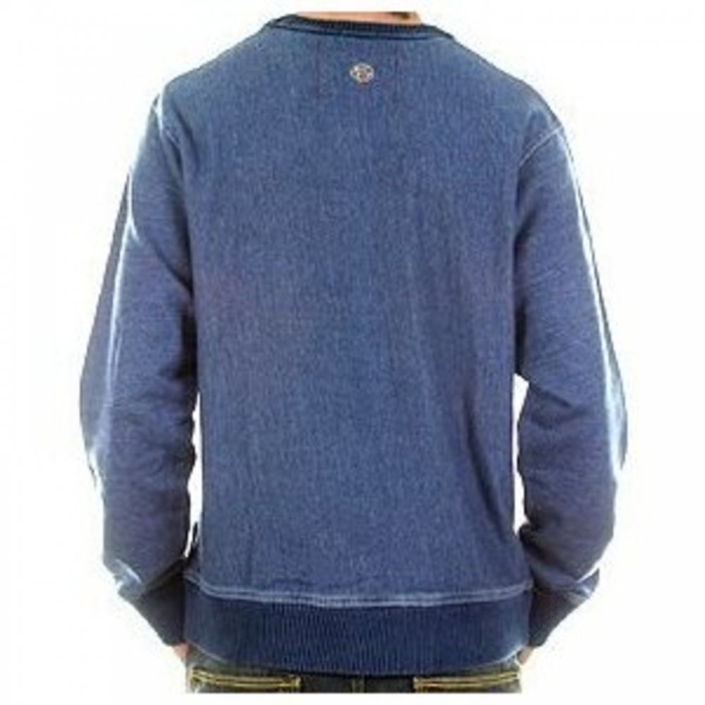 Faded blue sweatshirt