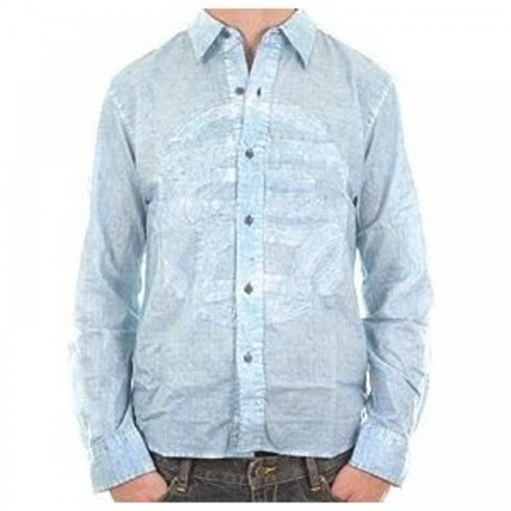 Raul Mali long sleeve light blue shirt