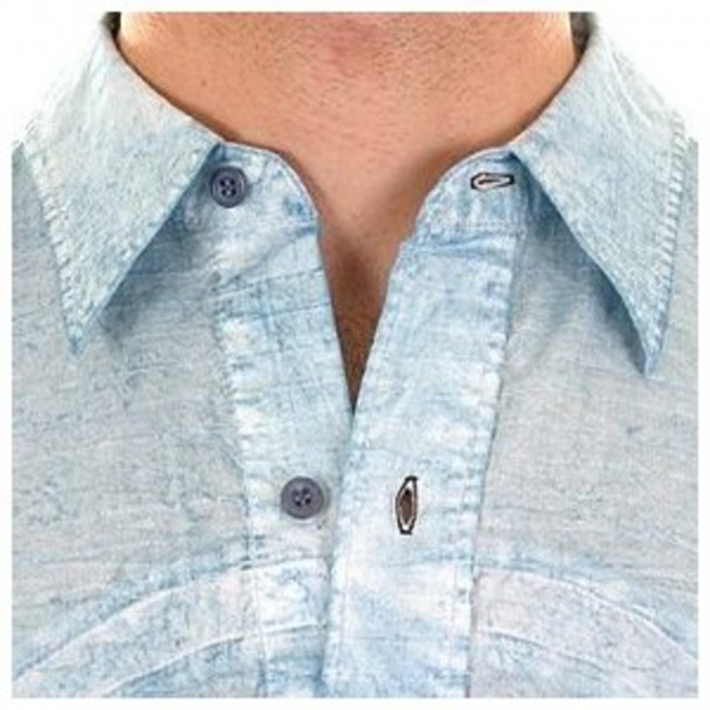 Raul Mali long sleeve light blue shirt