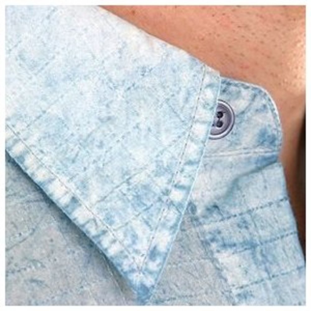 Raul Mali long sleeve light blue shirt