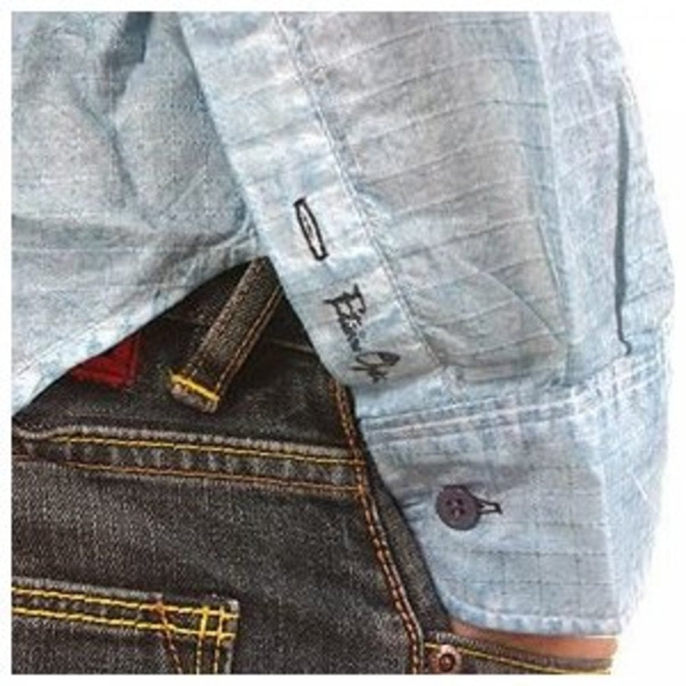 Raul Mali long sleeve light blue shirt