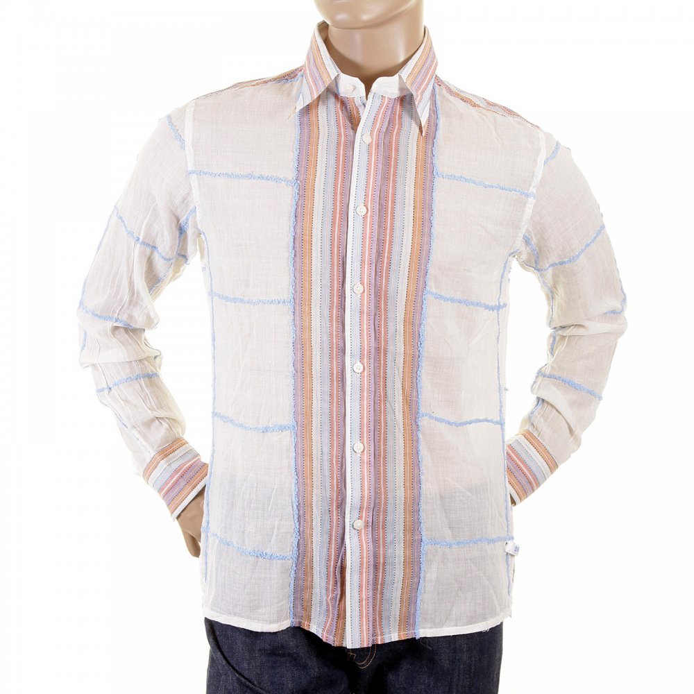 Sheer Long Sleeve White Shirt