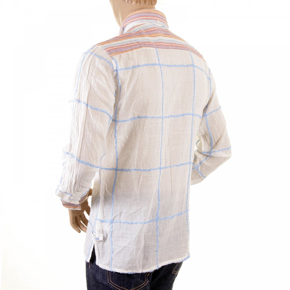 Sheer Long Sleeve White Shirt