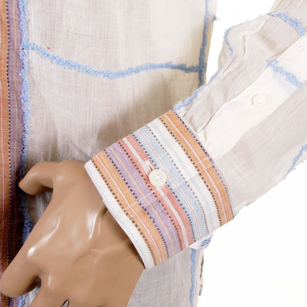 Sheer Long Sleeve White Shirt