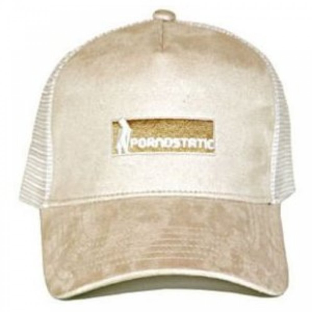 Suedette trucker cap