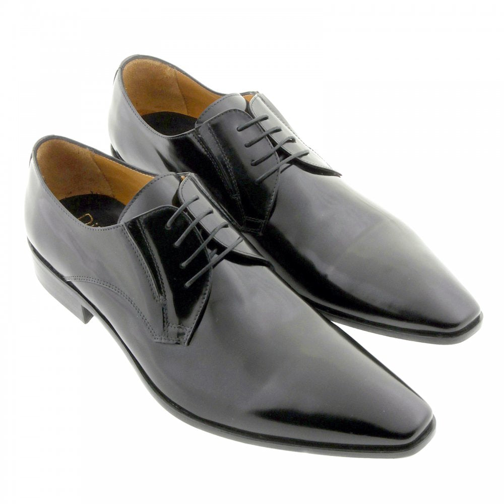 Black Leather Oxford Lace up shoes
