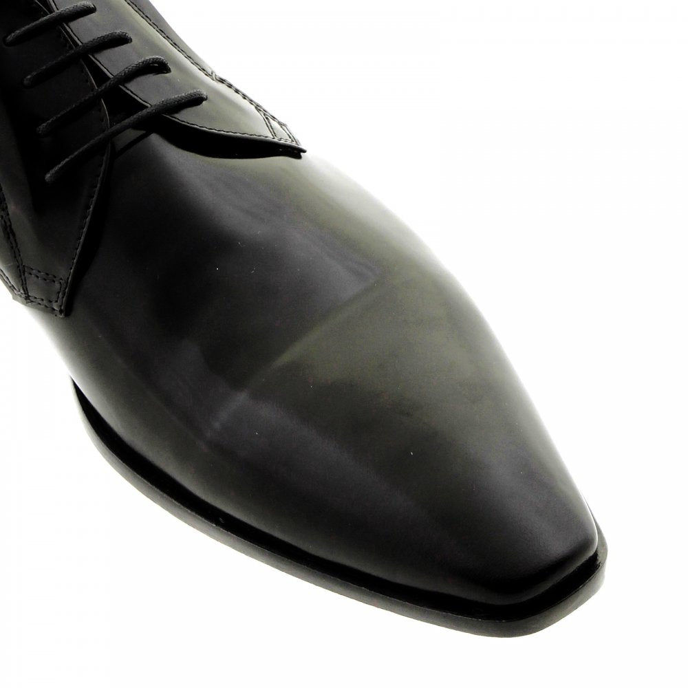 Black Leather Oxford Lace up shoes
