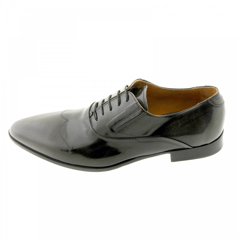 Wing tip black and grey Leather shoes