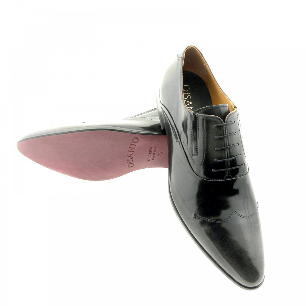 Wing tip black and grey Leather shoes