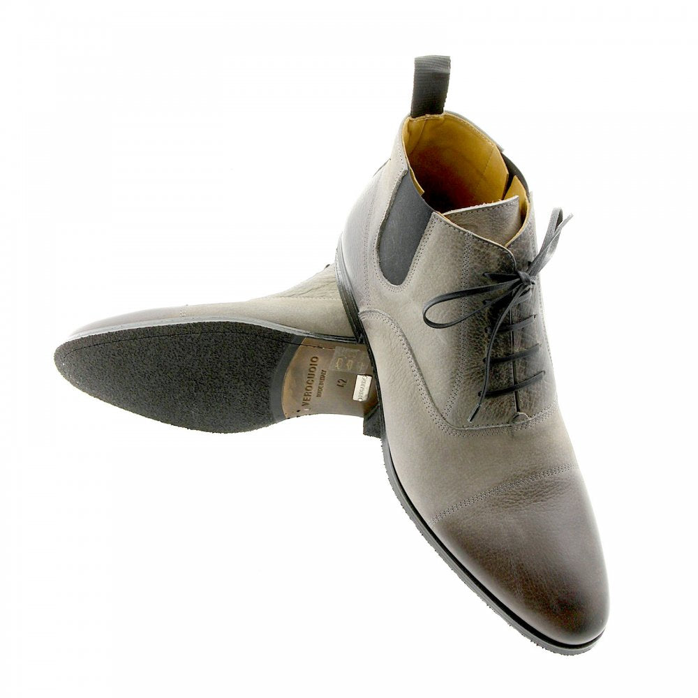 Grey Deer skin lace up Boots