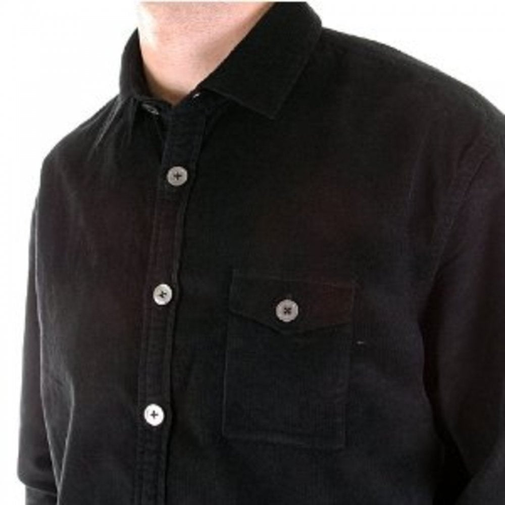 Black long sleeve baby cord shirt
