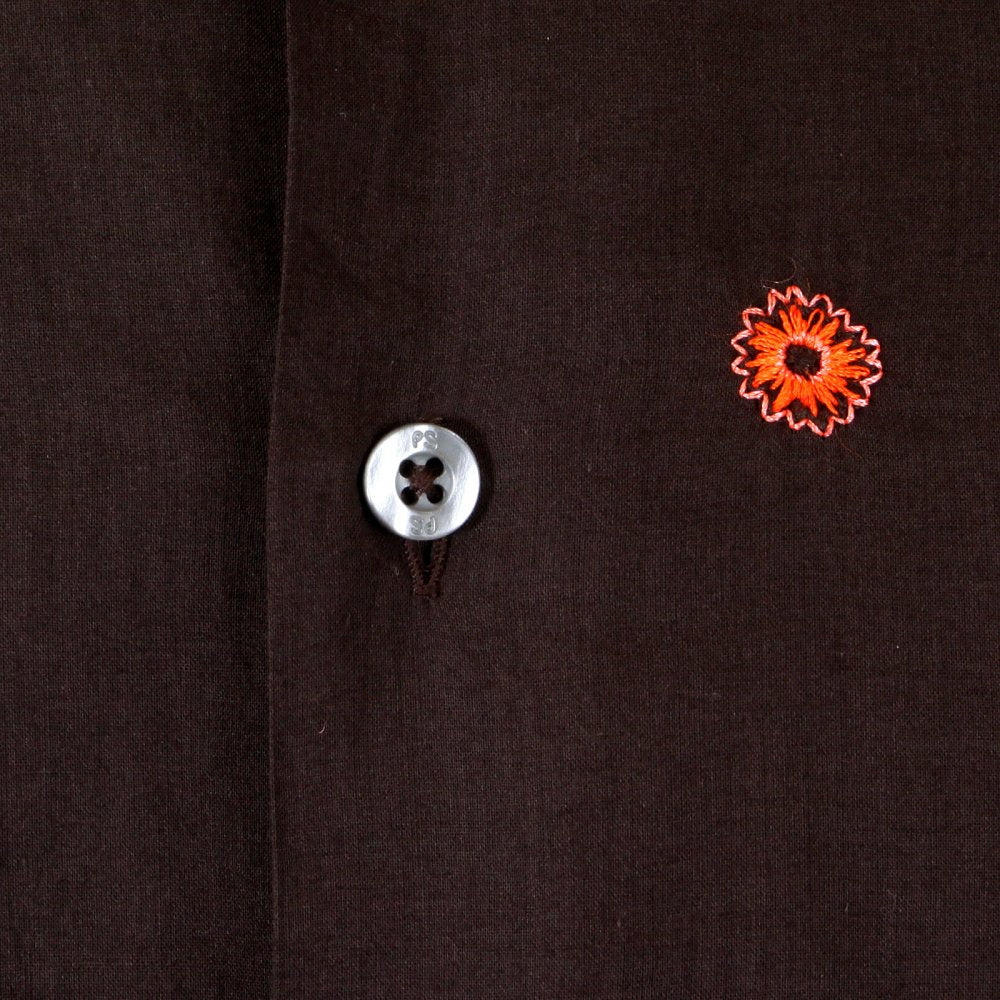 Dark Brown Long Sleeve Shirts