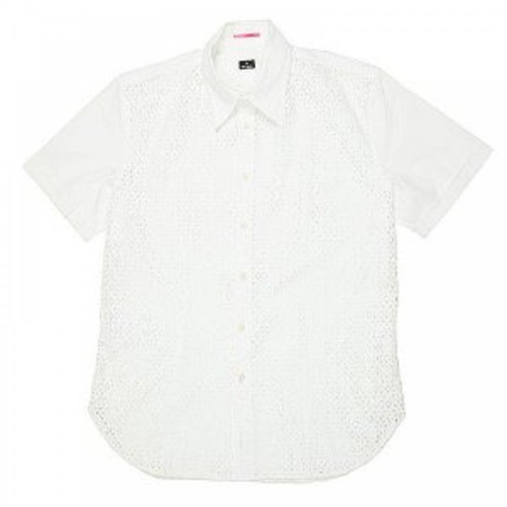 Mens Short sleeve casual white shirt