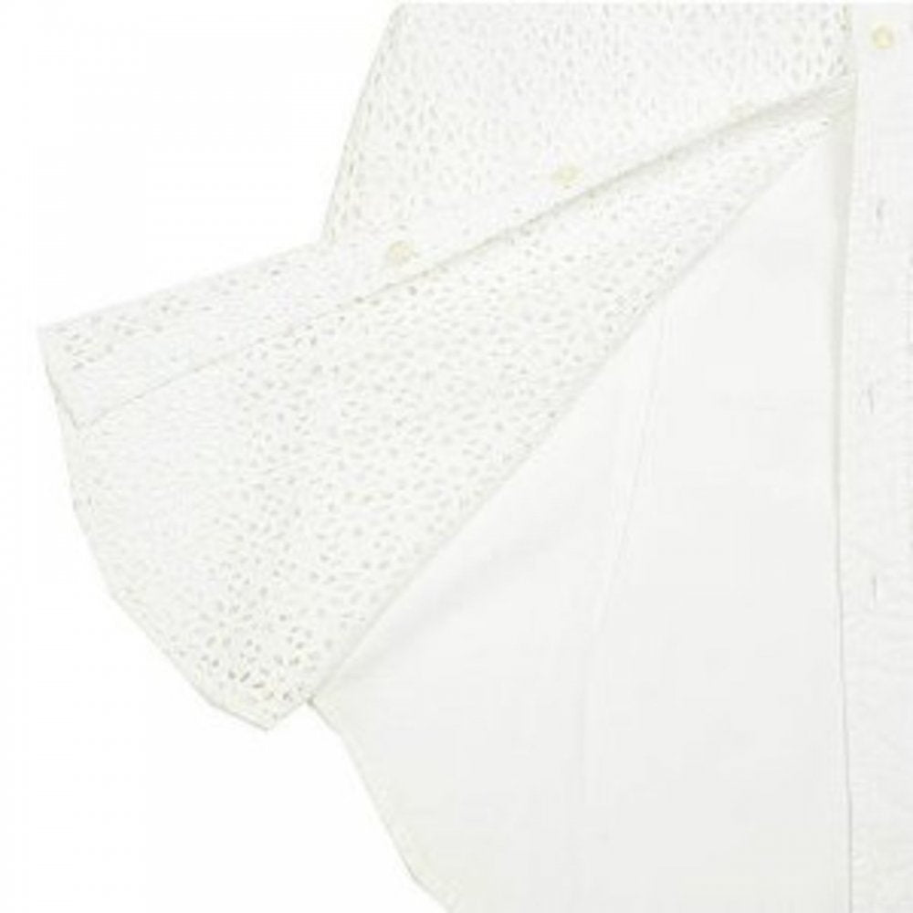 Mens Short sleeve casual white shirt