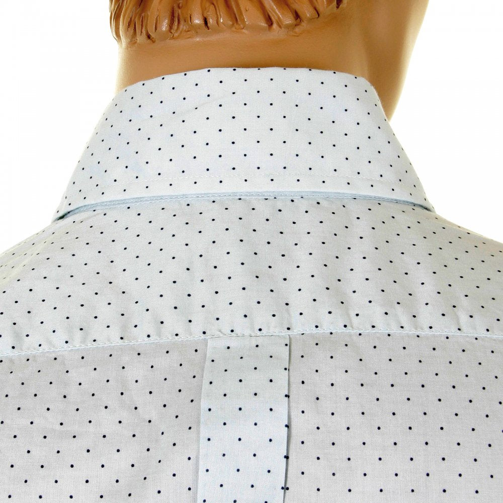 Double cuff Mens spotted Shirt