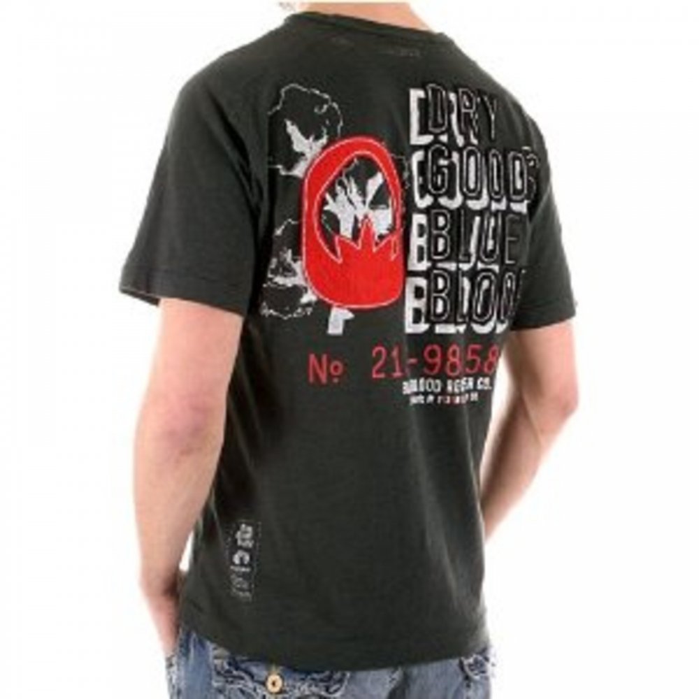 Duffer Short Sleeve t shirt in Black