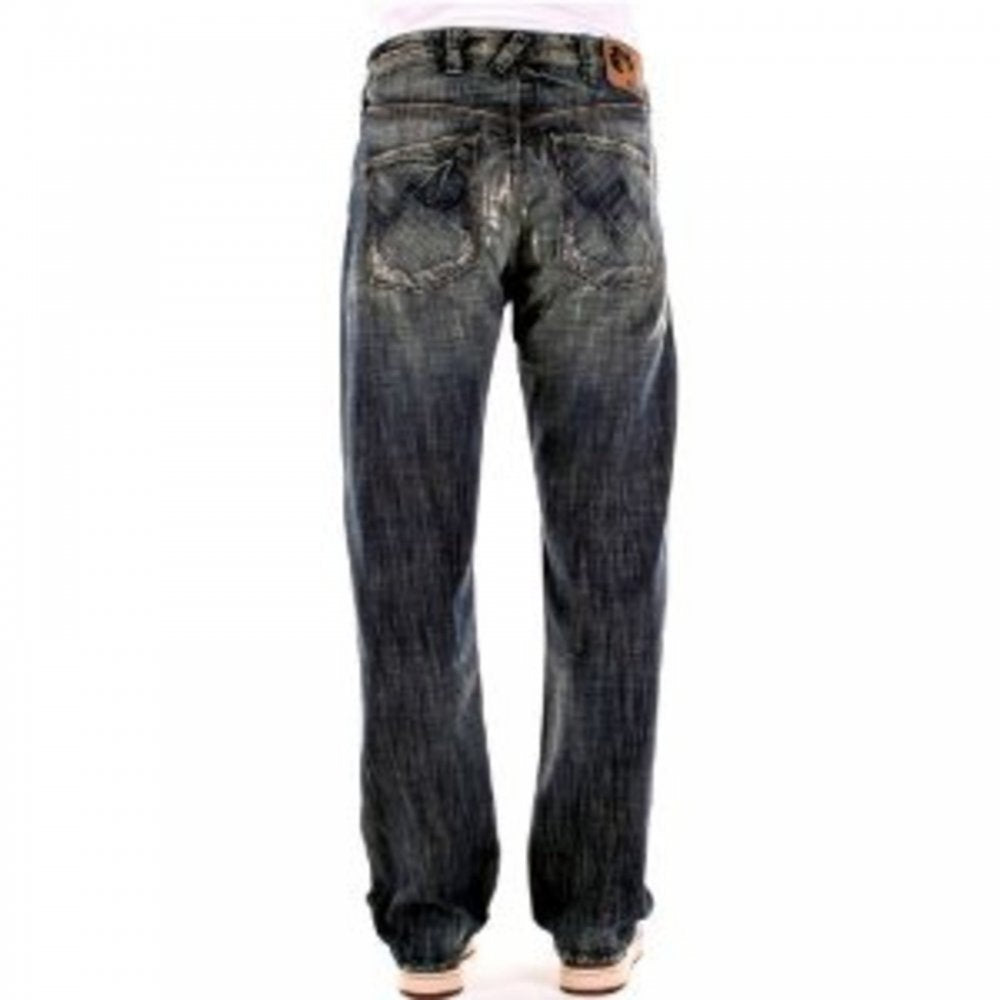 Regular Fit Deep Cut Denim Jeans