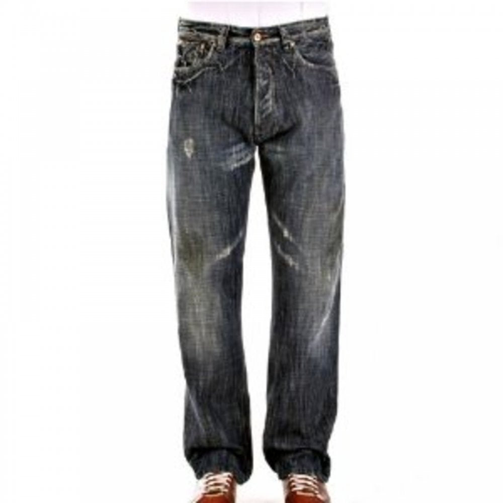 Regular Fit Deep Cut Denim Jeans