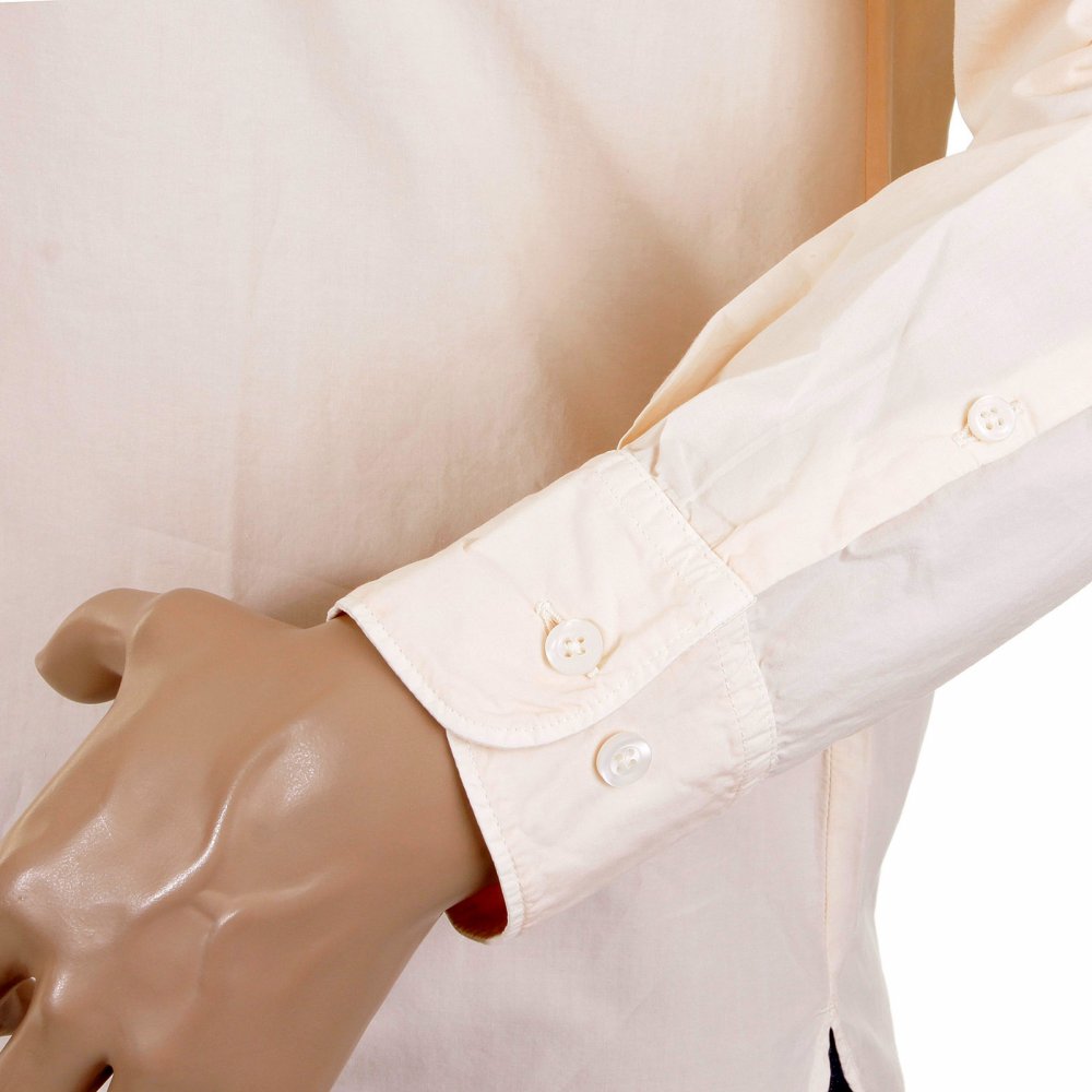 Long Sleeve Washed Peach Coloured Shirt