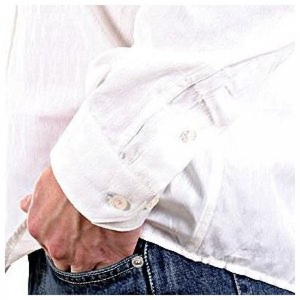 Dunbar Long Sleeve White Shirt