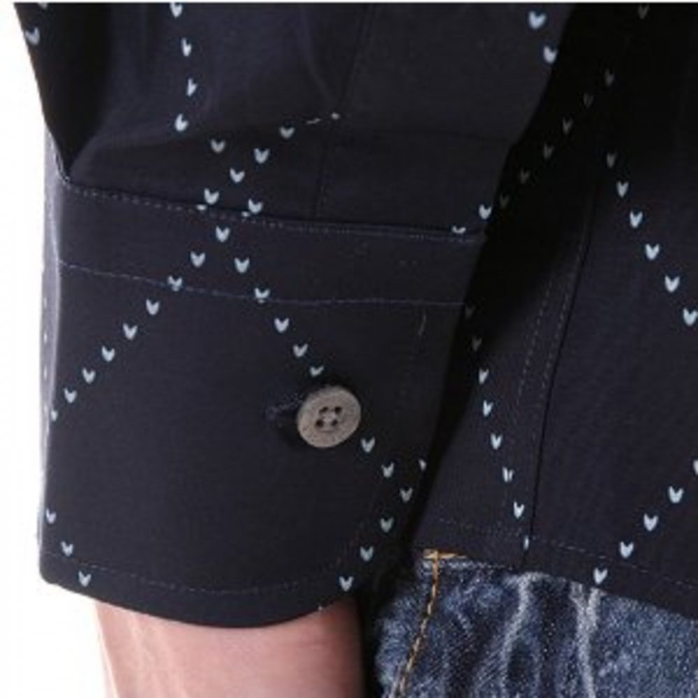 Long sleeve dark navy shirt