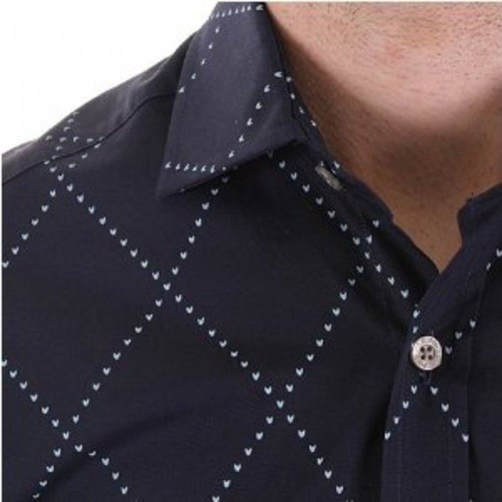 Long sleeve dark navy shirt