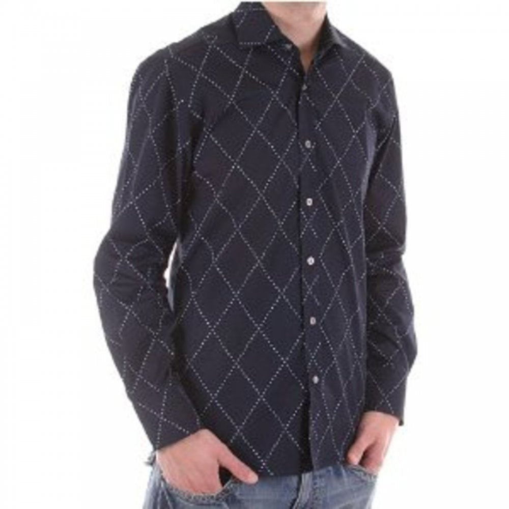 Long sleeve dark navy shirt