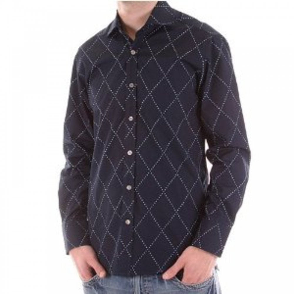 Long sleeve dark navy shirt