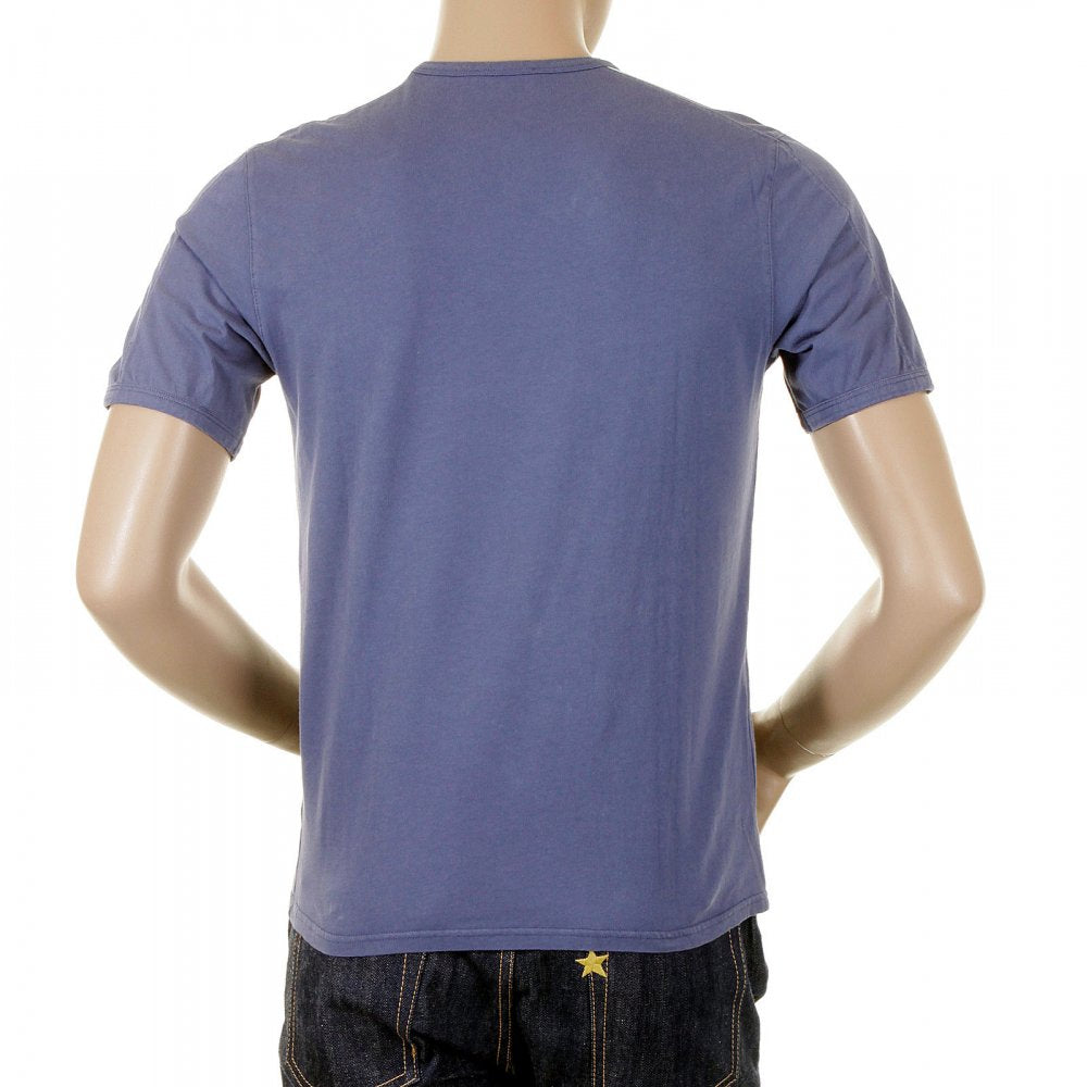 Short sleeve, steel blue t-shirt
