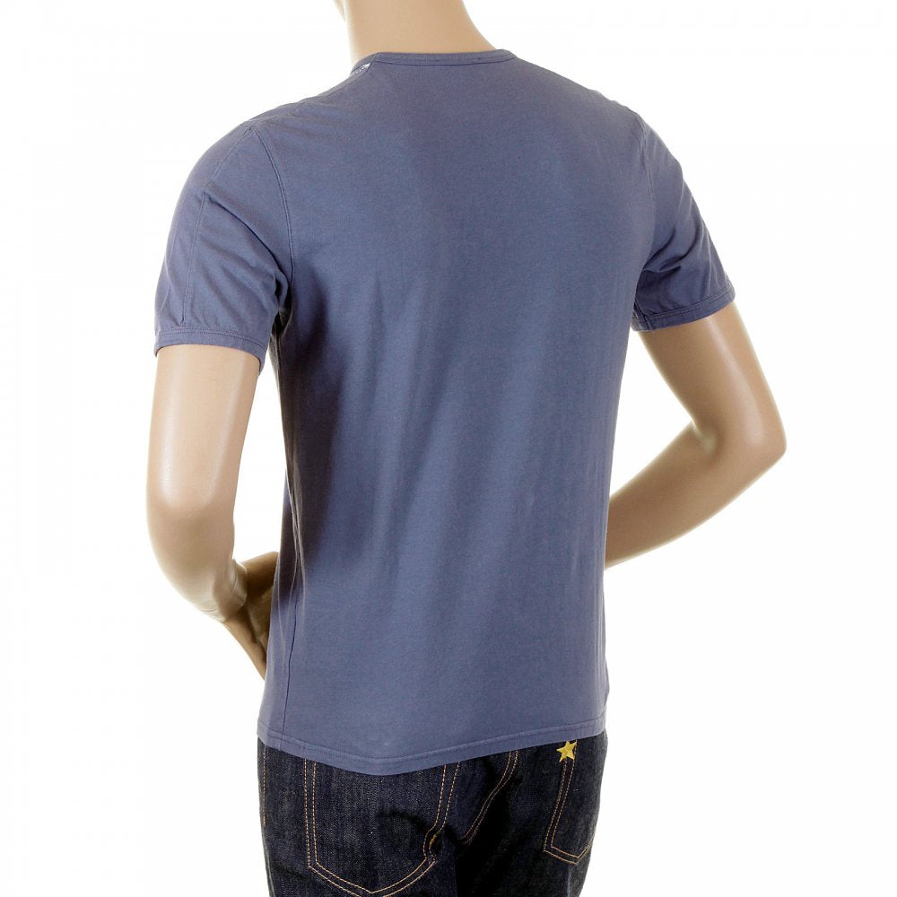 Short sleeve, steel blue t-shirt