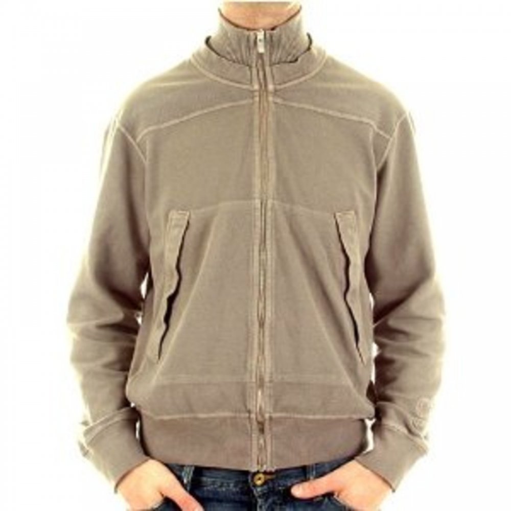 Long Sleeve Zipped Sweat Shirt