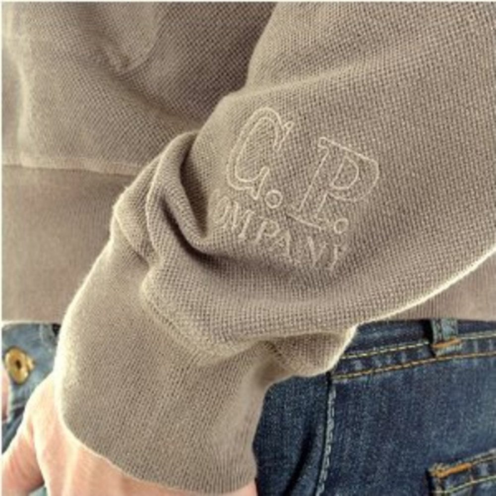 Long Sleeve Zipped Sweat Shirt