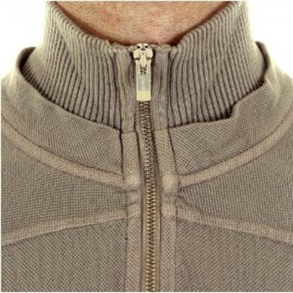 Long Sleeve Zipped Sweat Shirt