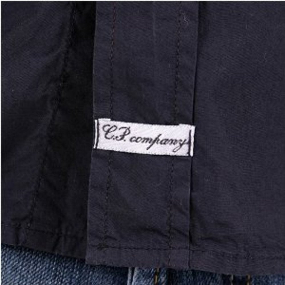 Washed Navy Long Sleeve Shirt
