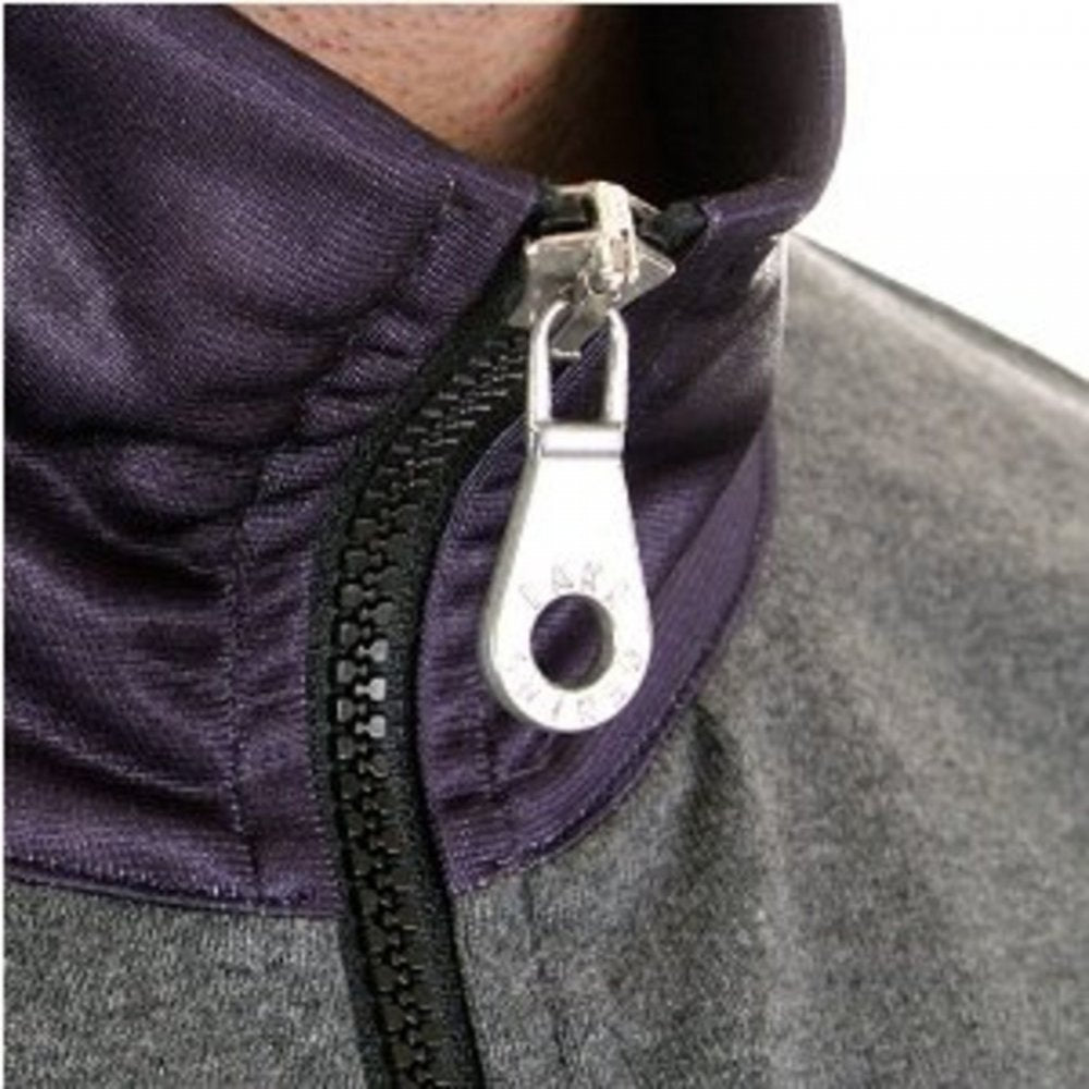 Charcoal Long Sleeve Zipped Sweatshirt Jacket
