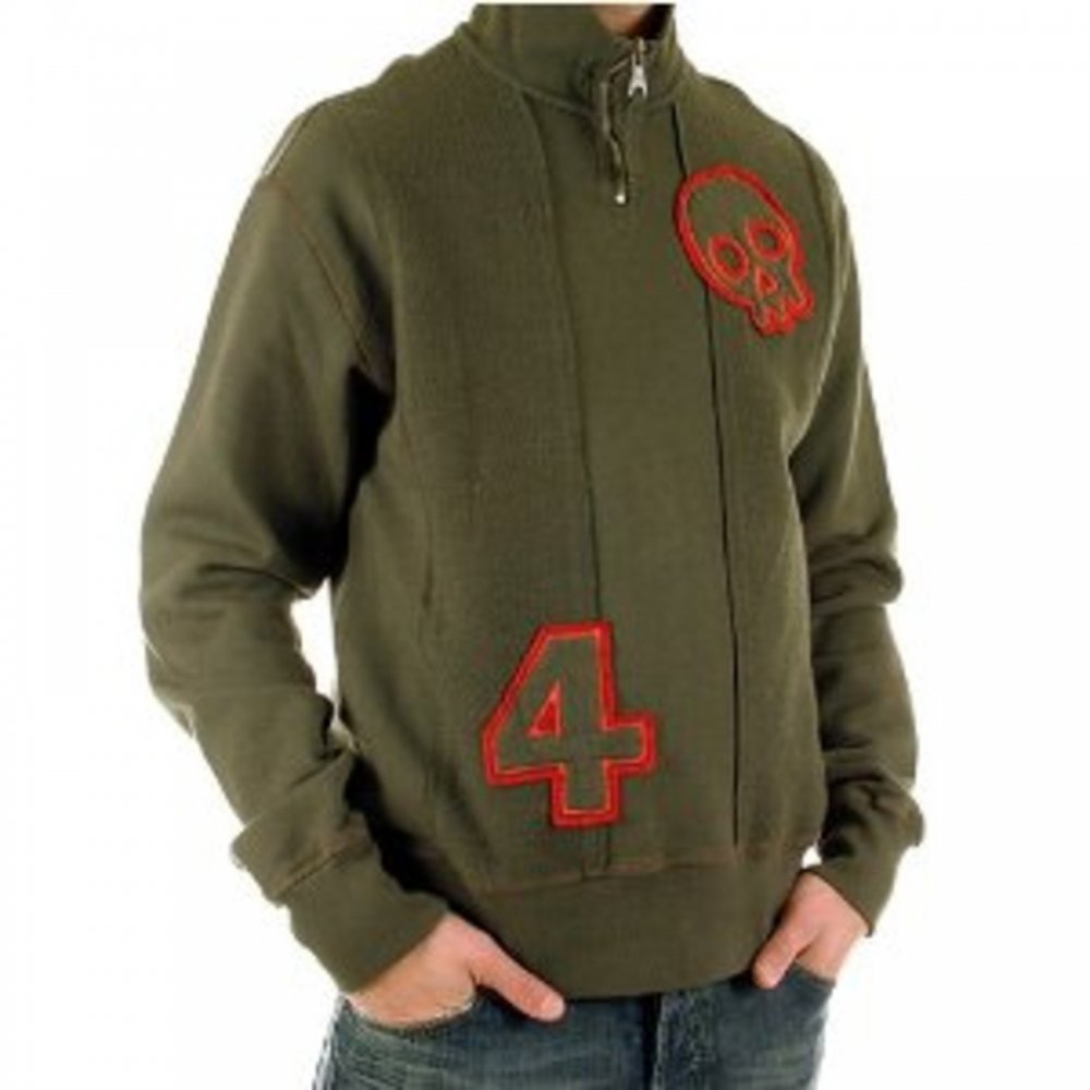 Long Sleeve Dusty Olive Sweatshirt
