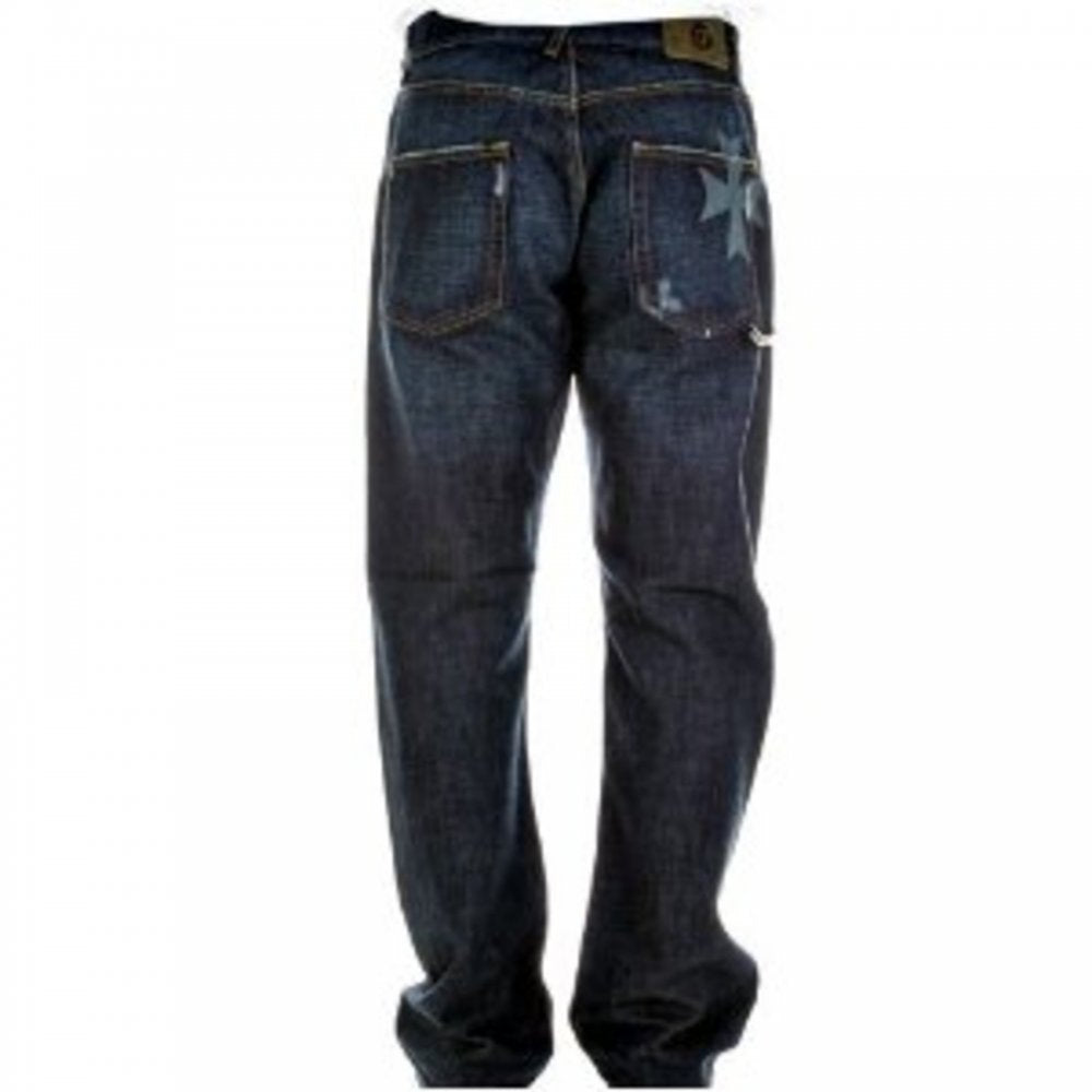 Classic Fit Crosshatch Denim Jeans