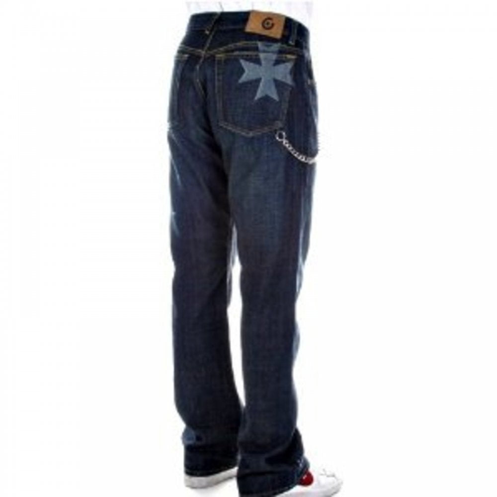 Regular Fit Dirty Wash Denim Jeans