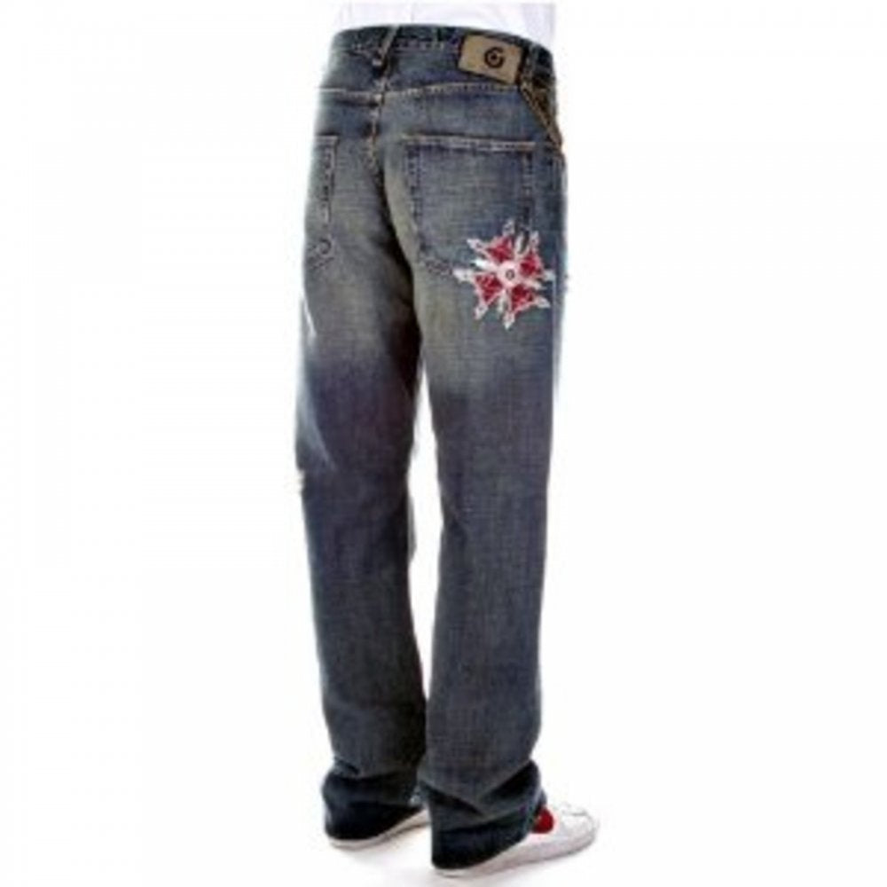 Sandblast Stonewash Classic Fit Jeans