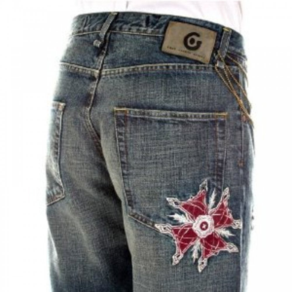 Sandblast Stonewash Classic Fit Jeans
