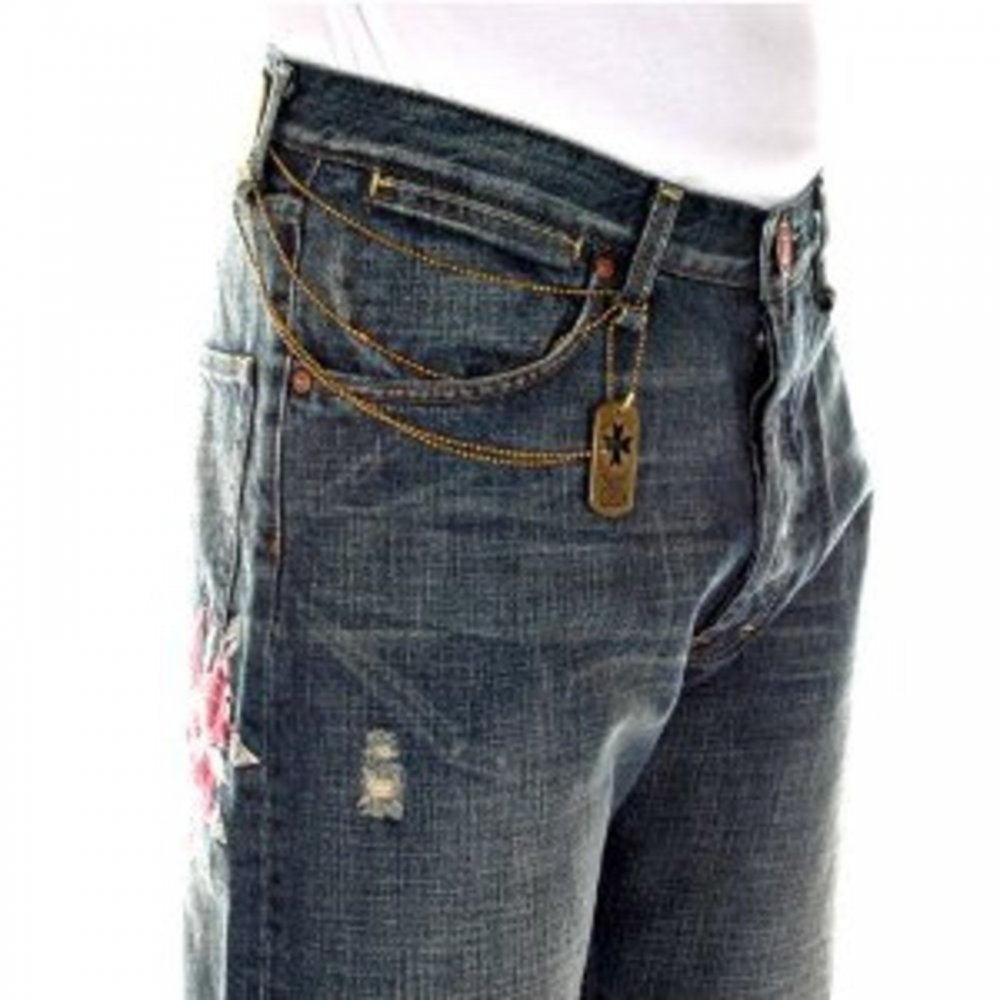 Sandblast Stonewash Classic Fit Jeans