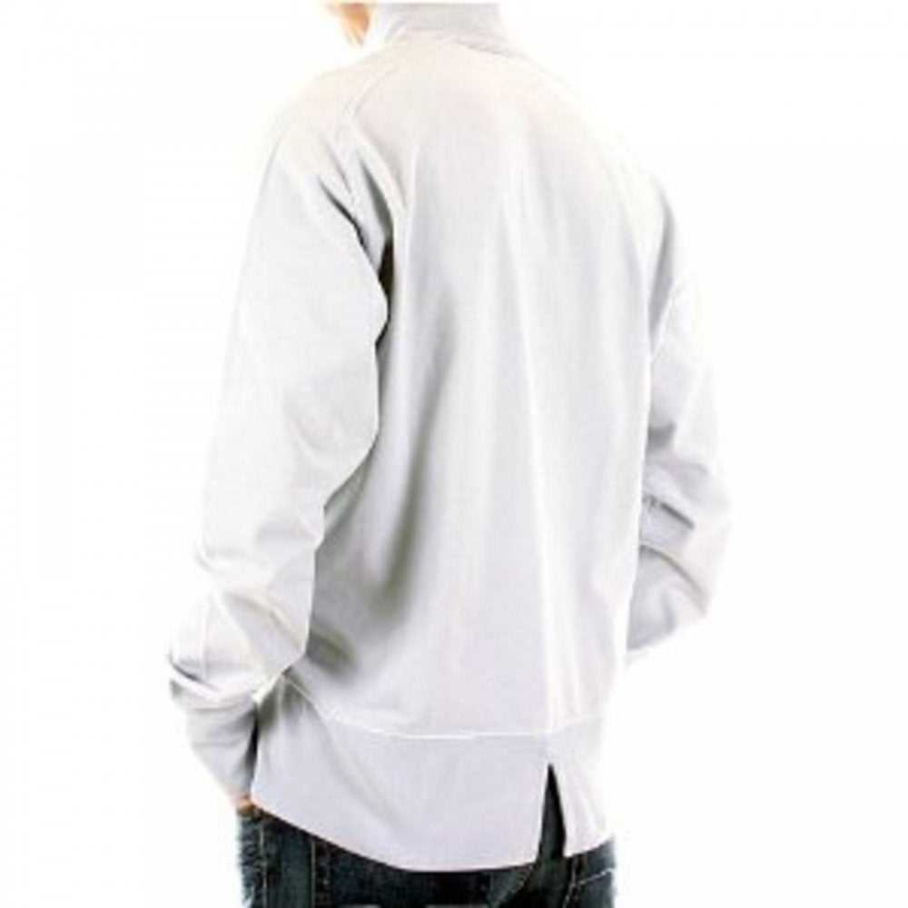 Pearl Blue Zipped Long Sleeve Sweatshirt