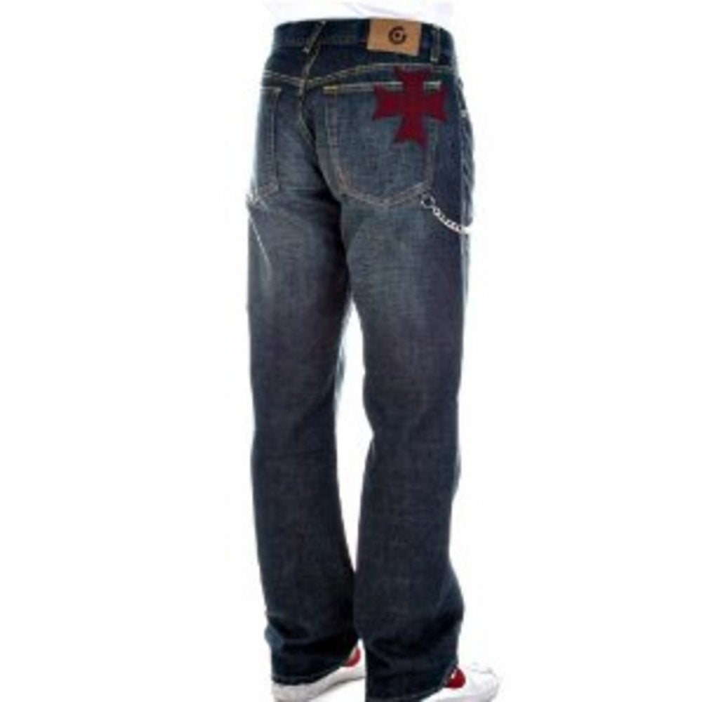 Classic Bleached Denim Jeans