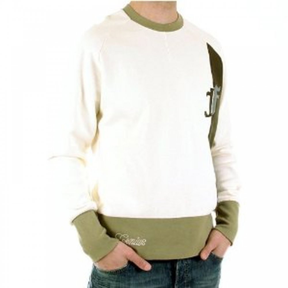 Latte Crew Neck Long Sleeve Sweatshirt