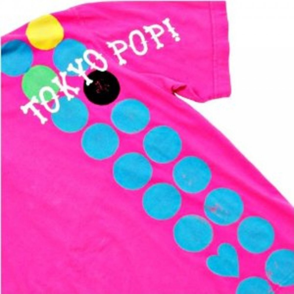 Tokyo Pop Mundo Surfer Bubblegum Pink Polo Shirt