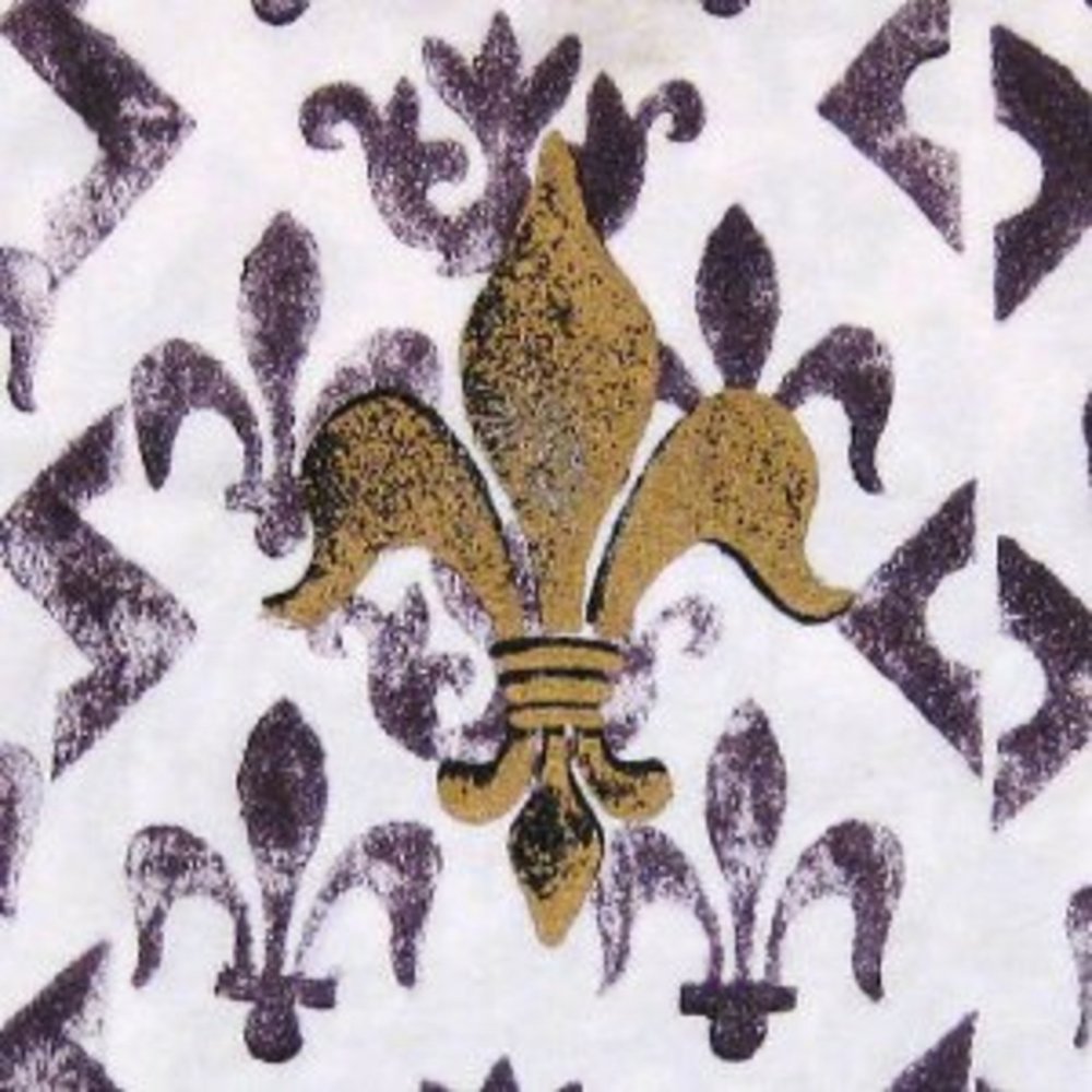 Fleur de Lyes White T Shirt