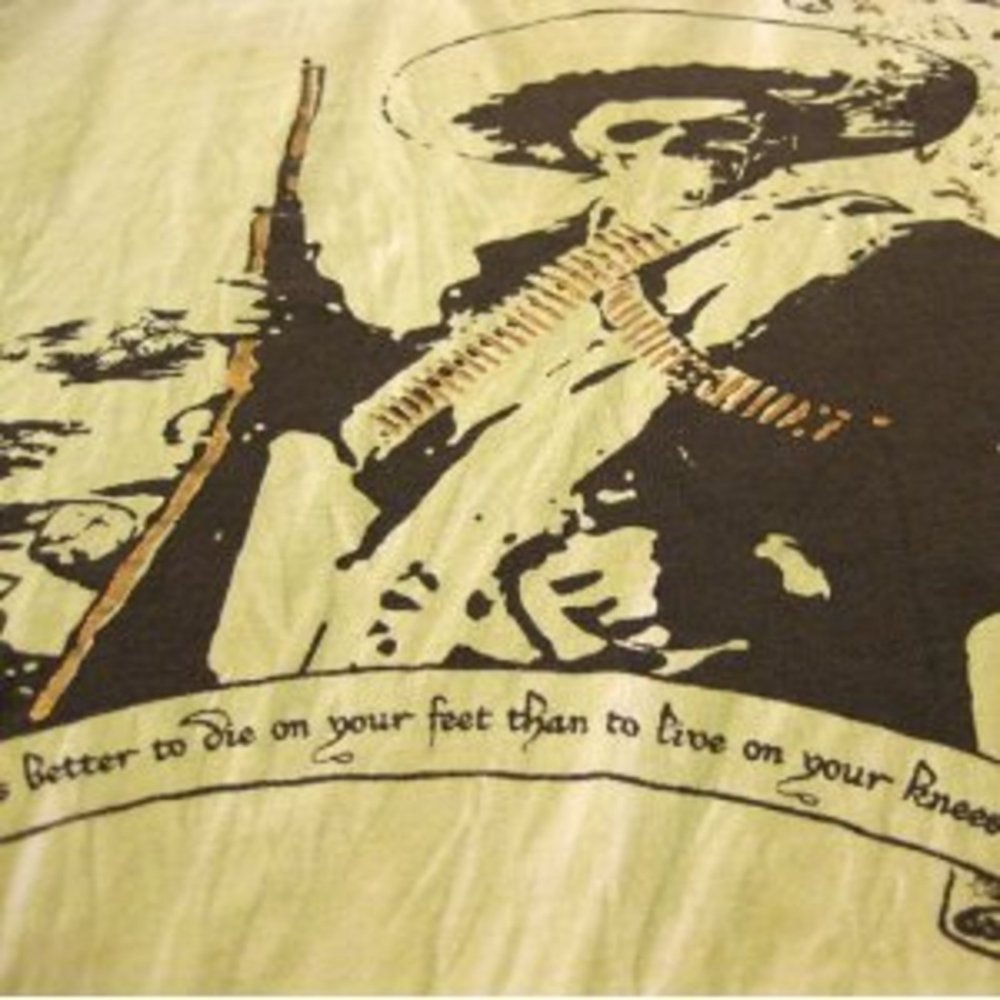 Die on your feet T shirt - Mustard
