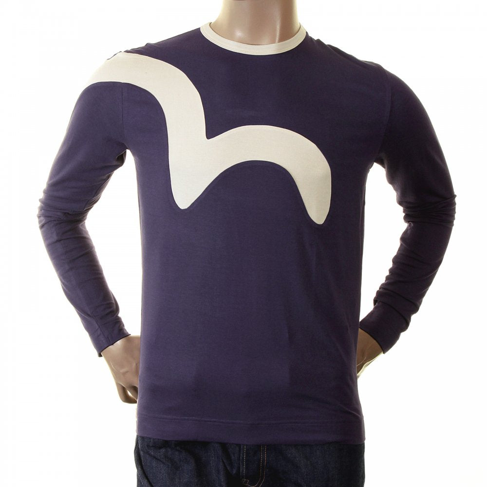 Rare and Original Ink Blue Long Sleeve T Shirt